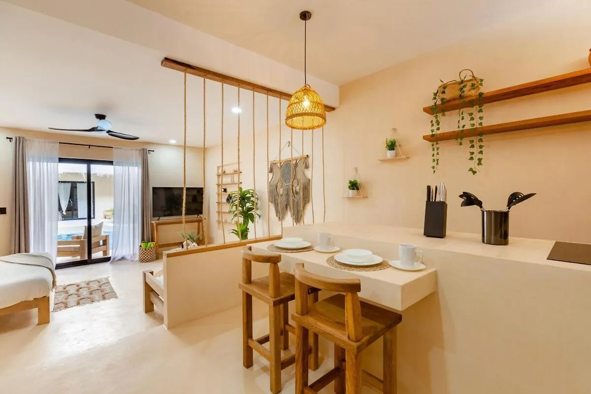 Cocay Lofts 203 Unique Jungle Swim Up Y Plunge Pool Διαμέρισμα Τουλούμ Μεξικό